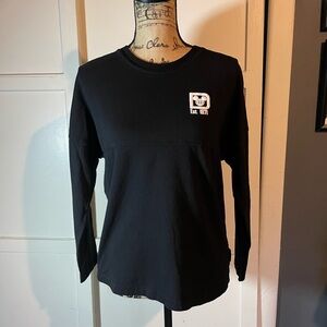 Black Long Sleeve Disneyworld Spirit Jersey Top Youth size XL